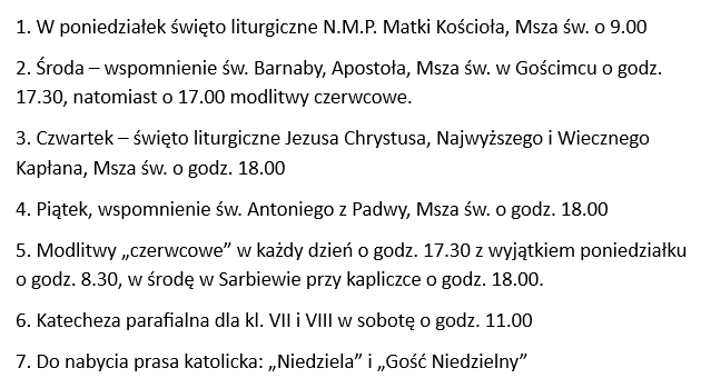 Ogloszenia 08 06 2025 r.