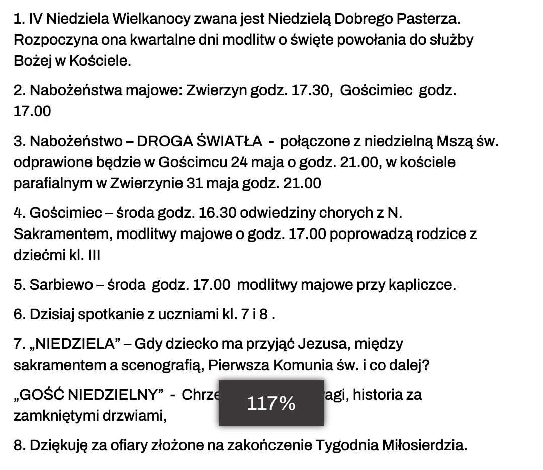 Ogloszenia 11 05 2025 r.