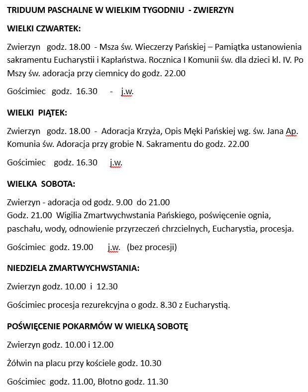 Ogloszenia 13 04 2025r