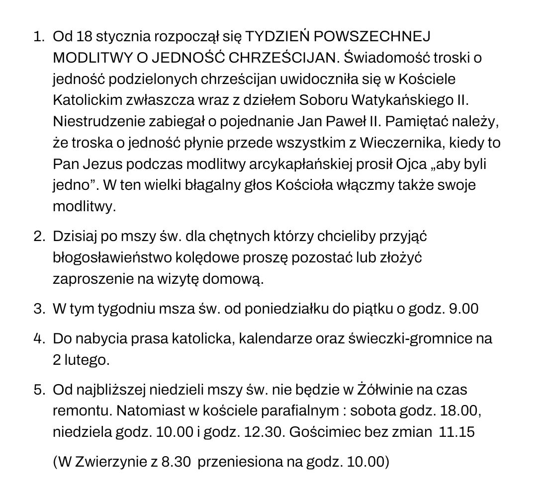 Ogloszenia 12 01 25r