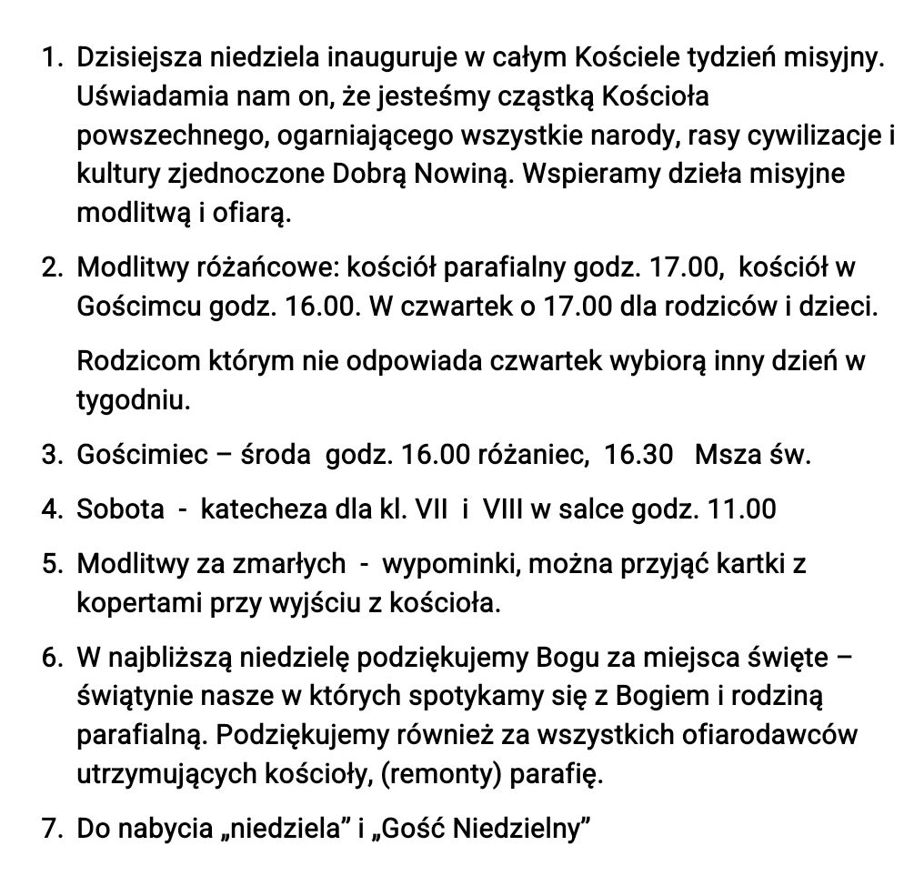 Ogloszenia 12 10 2025 r.